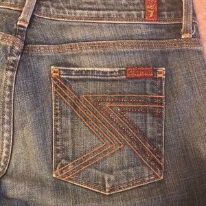 7 For All Mankind Jean w/Swarovski Crystal Pockets